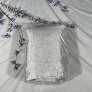 NEW [ 1 King ] Quilted Pillow Sham for Hudson Park Nouveau White‎